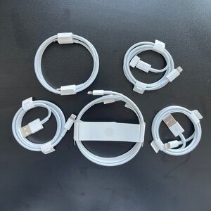 Apple lightning cables x5